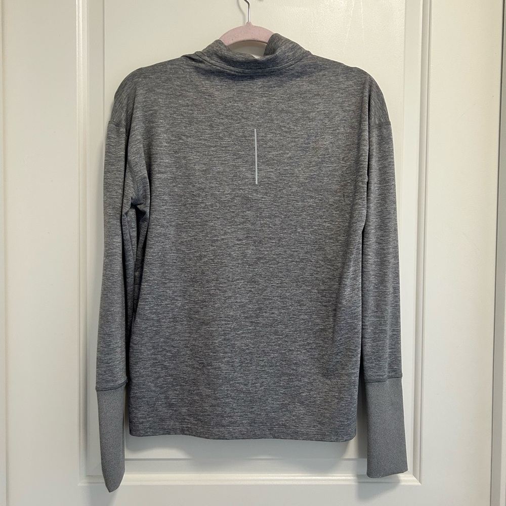 Nike Dri-Fit Heather Gray Quarter Zip Pullover -Women’s Small - Picture 5 of 6